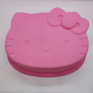 Pink Silicone Cat-Shaped Baking Mold